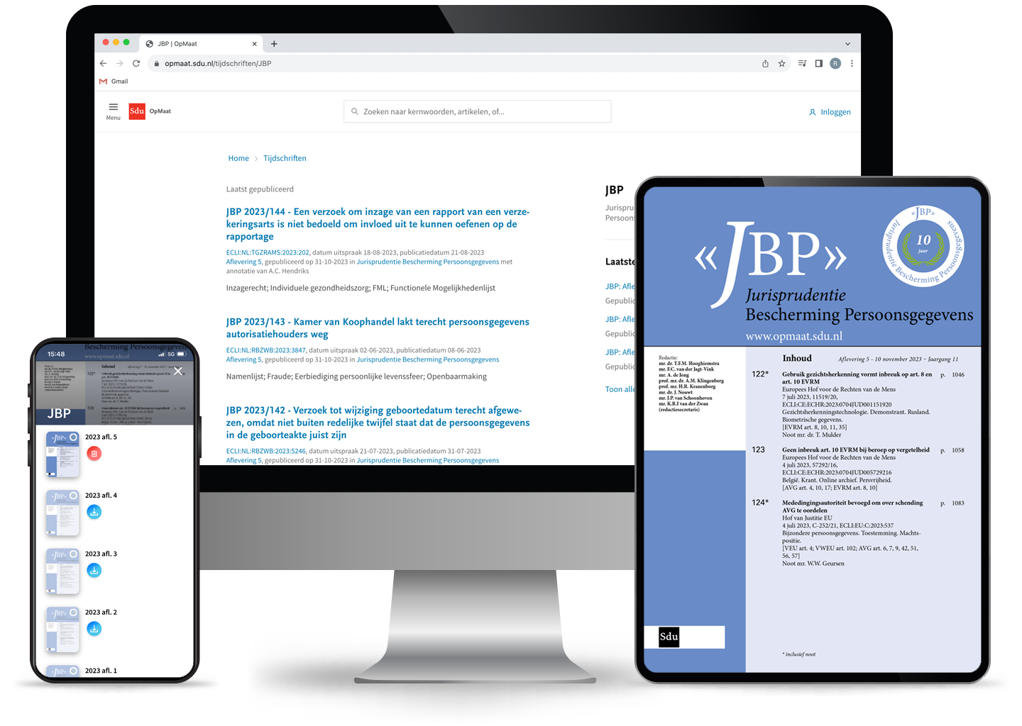 Jurisprudentie Bescherming persoonsgegevens (online + app)