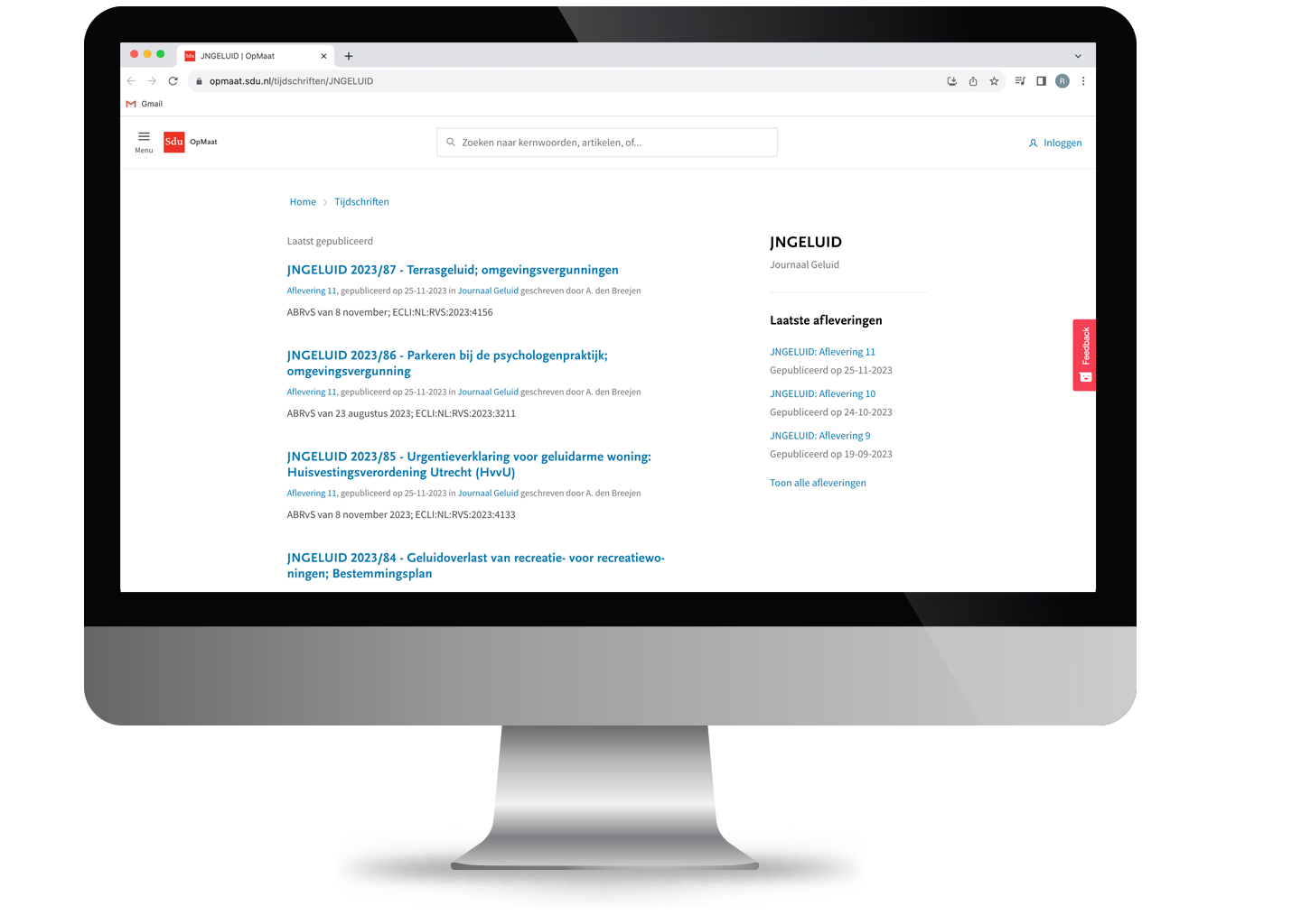 Journaal Geluid (abonnement)