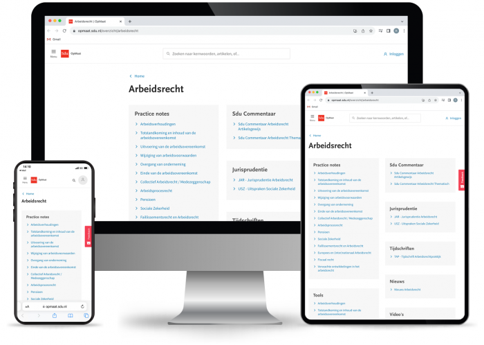 OpMaat Arbeidsrecht Plus (Online+app)