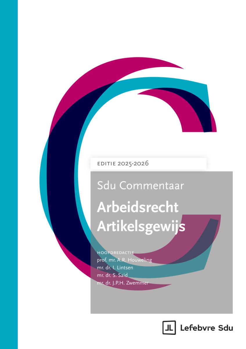 Sdu Commentaar Arbeidsrecht Artikelsgewijs | 2025-2026