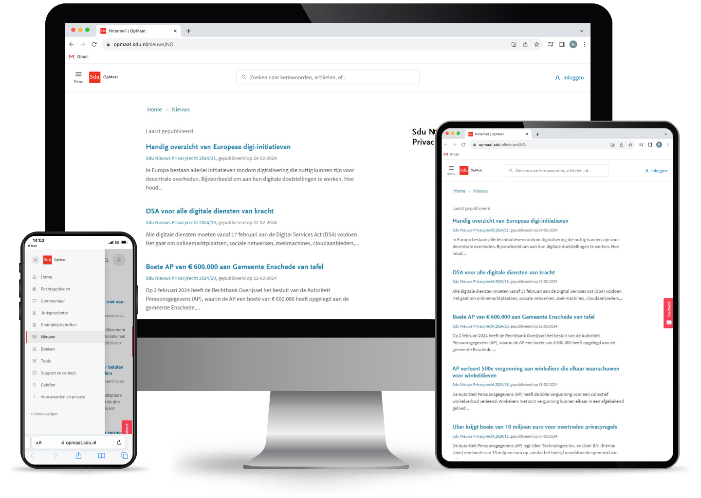 Sdu Nieuws Privacyrecht Online