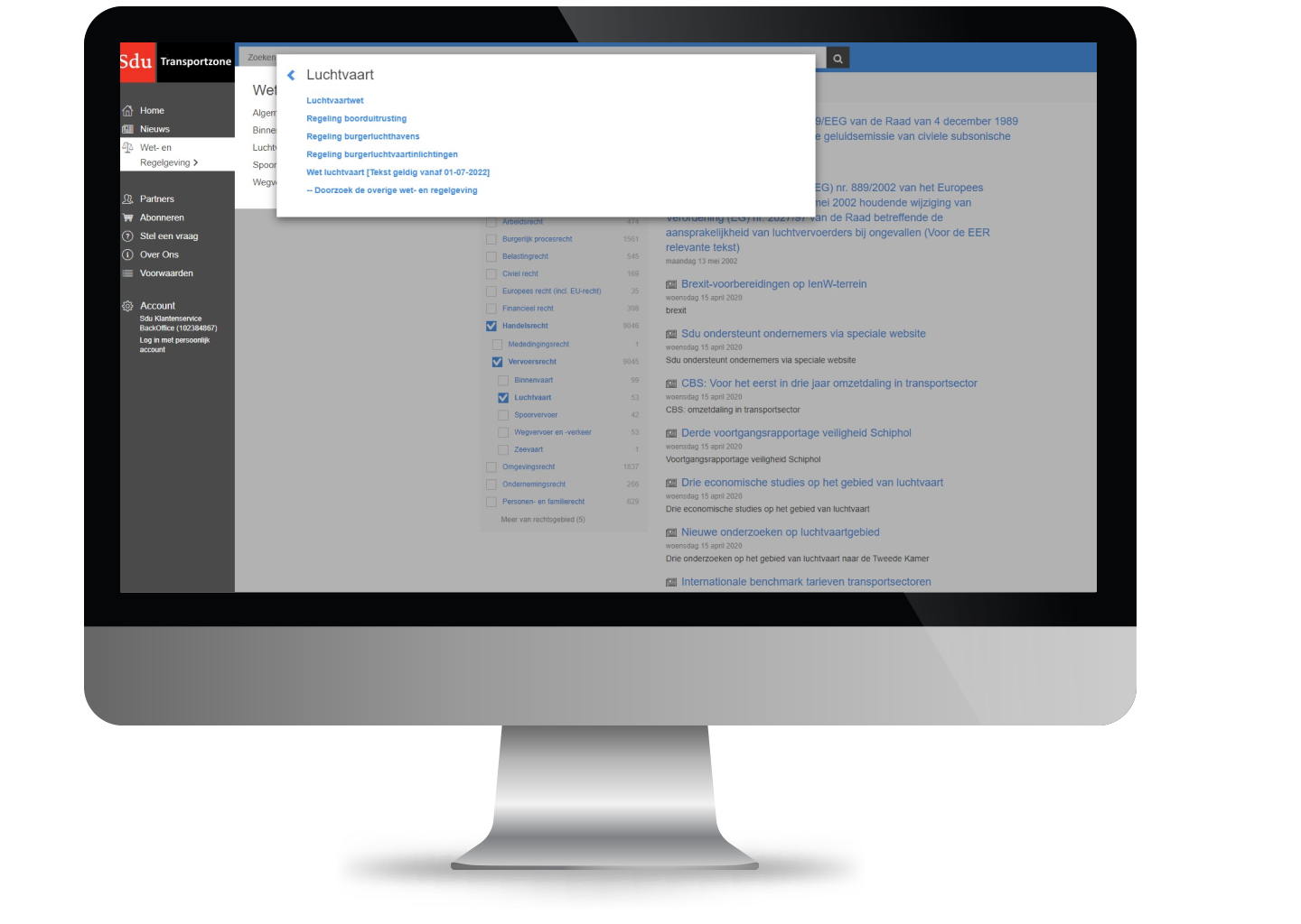 Transportzone Luchtvaart abonnement