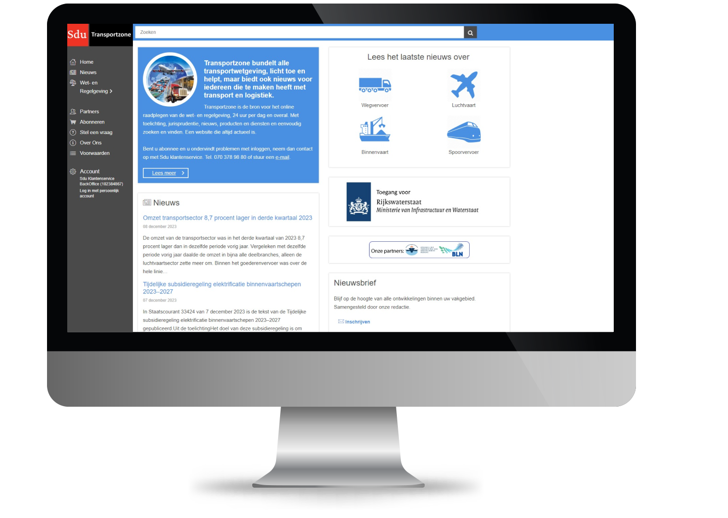 Transportzone online totaalabonnement