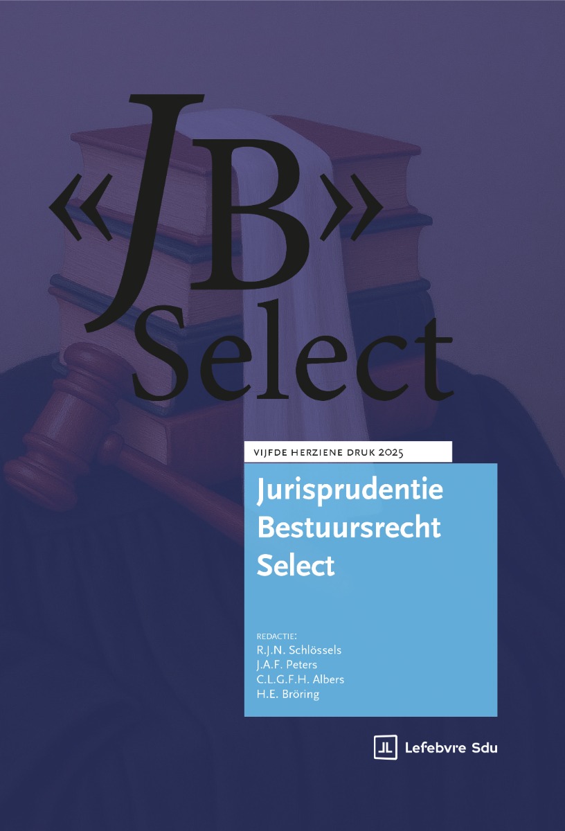 Jurisprudentie Bestuursrecht Select | Editie 2025 Voorkant
