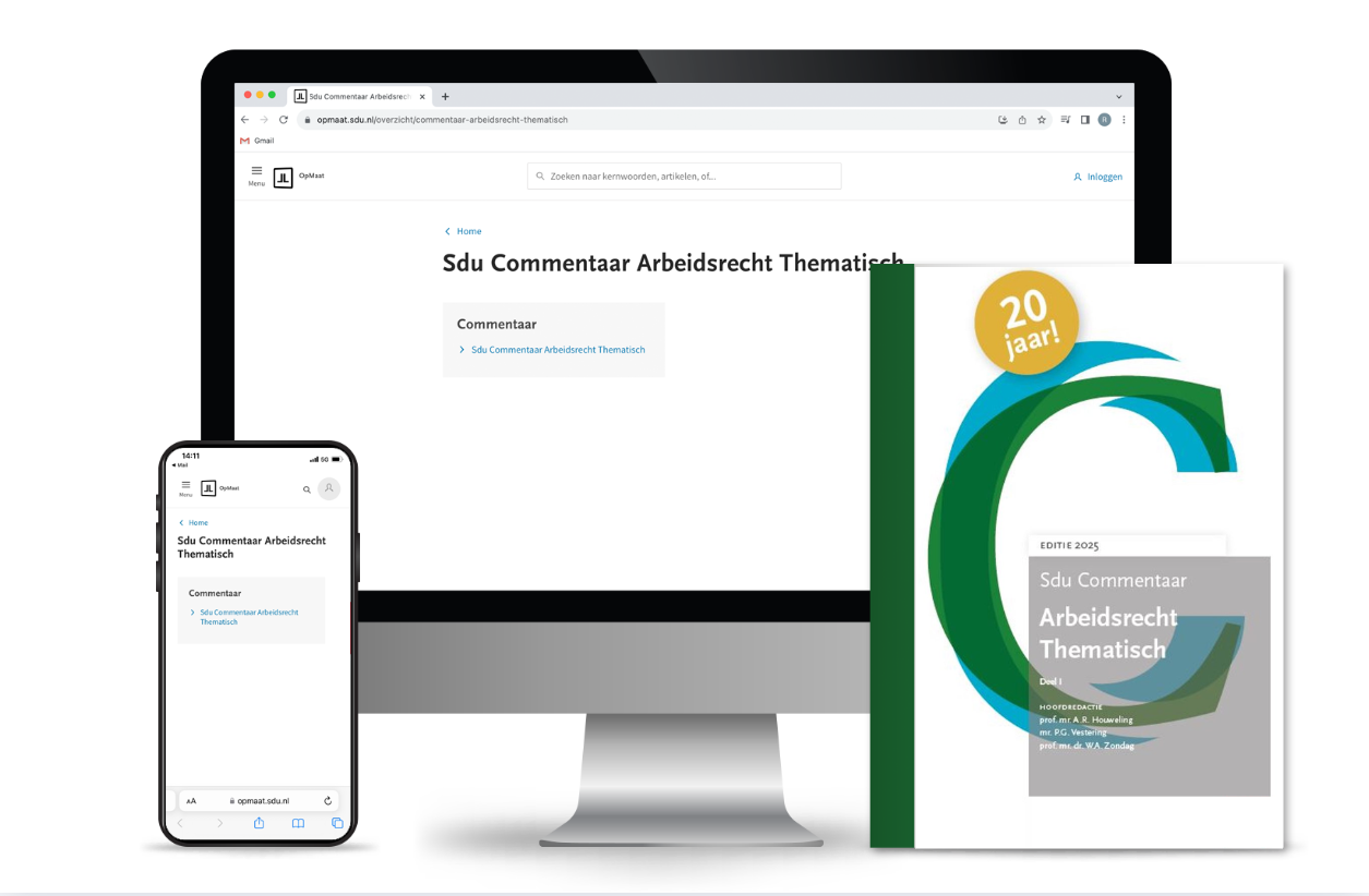 Sdu Commentaar Arbeidsrecht thematisch (online+boek)