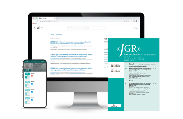 Jurisprudentie Geneesmiddelenrecht (online + app + tijdschrift)
