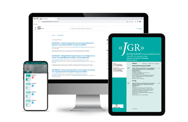 Jurisprudentie Geneesmiddelenrecht (online + app)