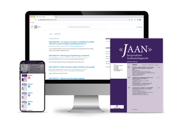 Jurisprudentie Aanbestedingsrecht (online + app +tijdschrift)