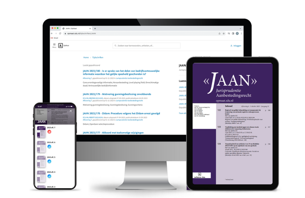 Jurisprudentie Aanbestedingsrecht (online + app)