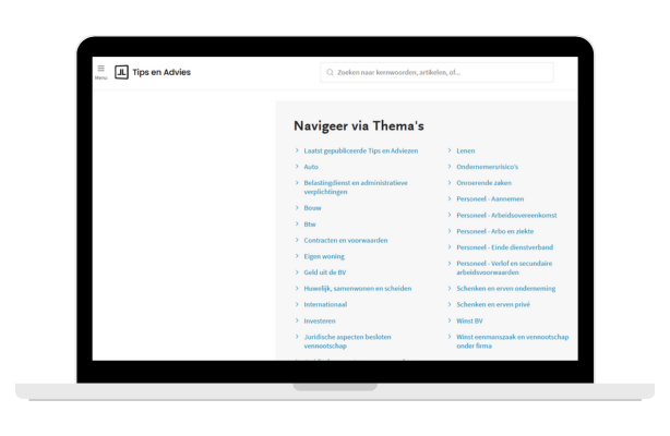 Tips en Advies Online - Interesse