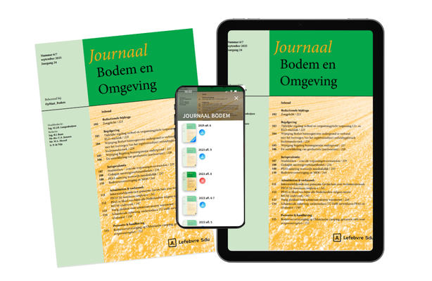 Journaal Bodem en Omgevingsrecht (abonnement plus Stapp app)
