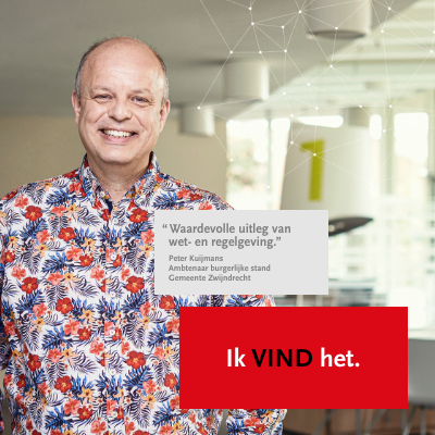 Peter van gemeente Zwijndrecht over VIND - backoffice