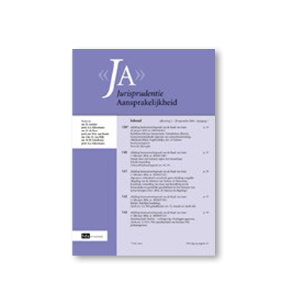 product Jurisprudentie Aansprakelijkheid